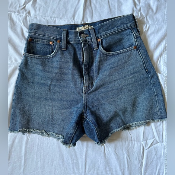 Madewell Jean Shorts Momjean in Willis Wash - Picture 8 of 10
